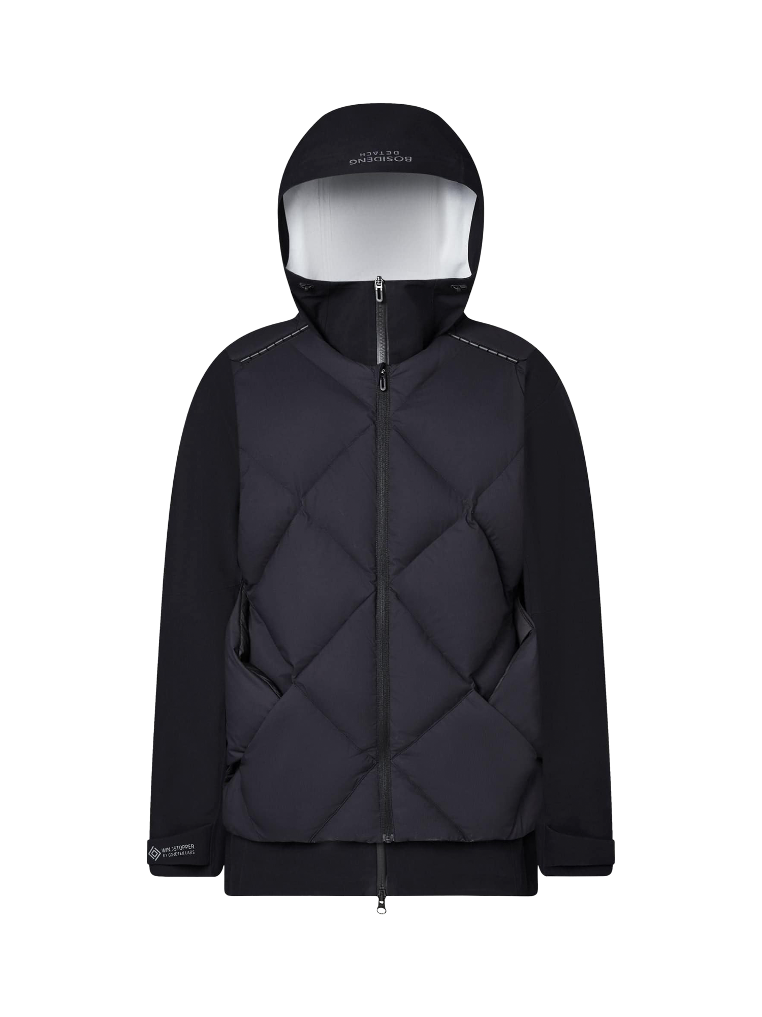 Product image 2 of 5, which shows Bosideng 3 in 1 Gore-Tex Windstopper Down Jacket, Black, S