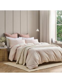 Christy Gingham Check Duvet Cover Set, Pink