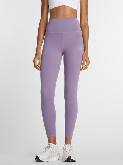 New Balance Women's 25v High Rise Leggings Leggings, Candied Violet, Candied Violet