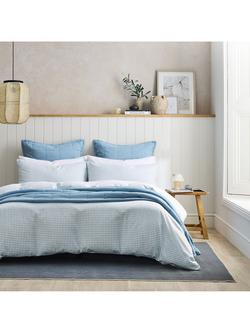 Christy Gingham Check Duvet Cover Set - view 2, Sage Green