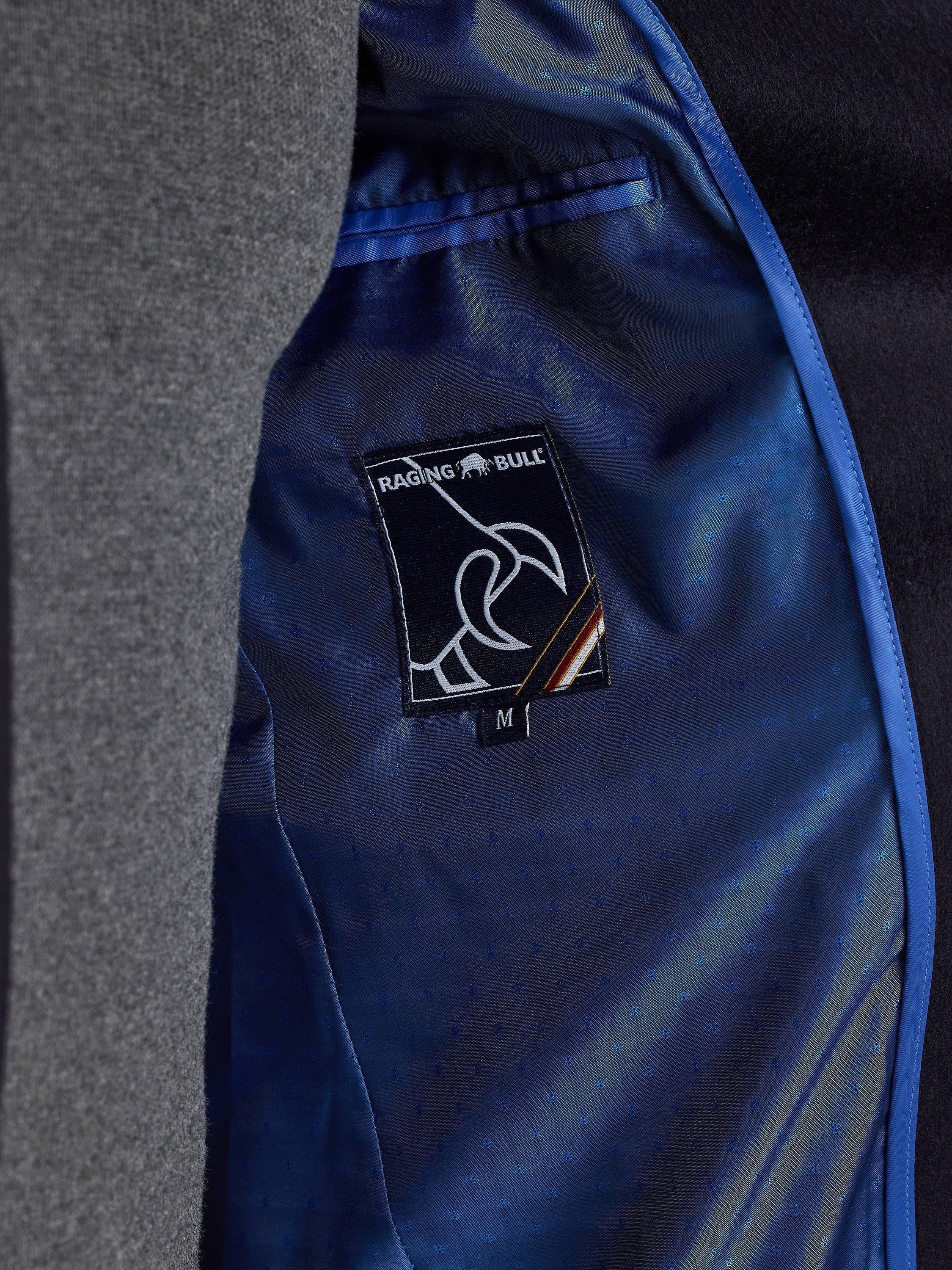 Product image 7 of 8, which shows Raging Bull Wool Blend Coat, Navy, S