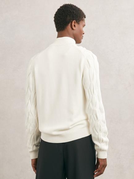 Reiss Greenford Jumper - view 2, Winter White