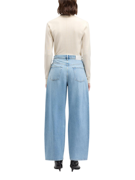 7 For All Mankind Bonnie Explorer Cotton Denim Jeans - view 2, Seabreeze
