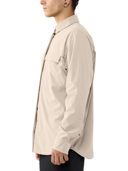 Haglöfs Salo Men's Shirt II, Chalk Beige - view 2, Chalk Beige