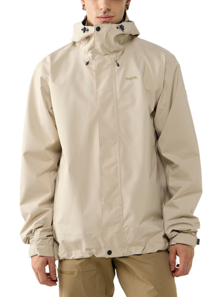 Haglöfs Hooded Breeze Proof Jacket, Chalk Beige, Chalk Beige