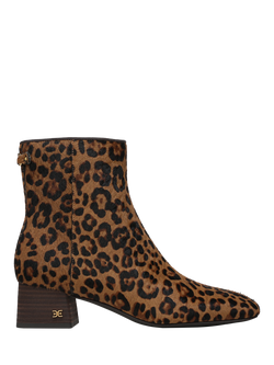 Sam Edelman Paige Leopard Print Ankle Boots, Granada Tan, Granada Tan
