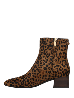 Sam Edelman Paige Leopard Print Ankle Boots, Granada Tan - view 2, Granada Tan