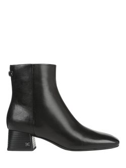 Sam Edelman Paige Leather Ankle Boots, Black, Black