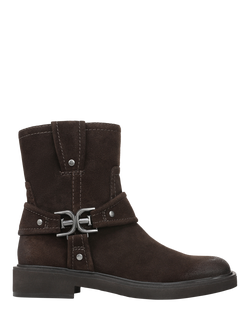 Sam Edelman Narra Suede Ankle Boots, Dark Brownstone, Dark Brownstone