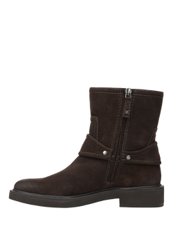 Sam Edelman Narra Suede Ankle Boots, Dark Brownstone - view 2, Dark Brownstone