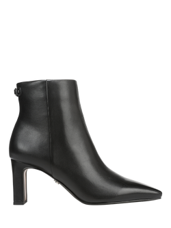 Sam Edelman Saige Leather Ankle Boots, Black, Black