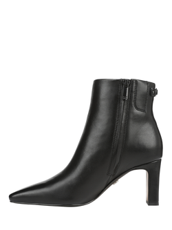 Sam Edelman Saige Leather Ankle Boots, Black - view 2, Black