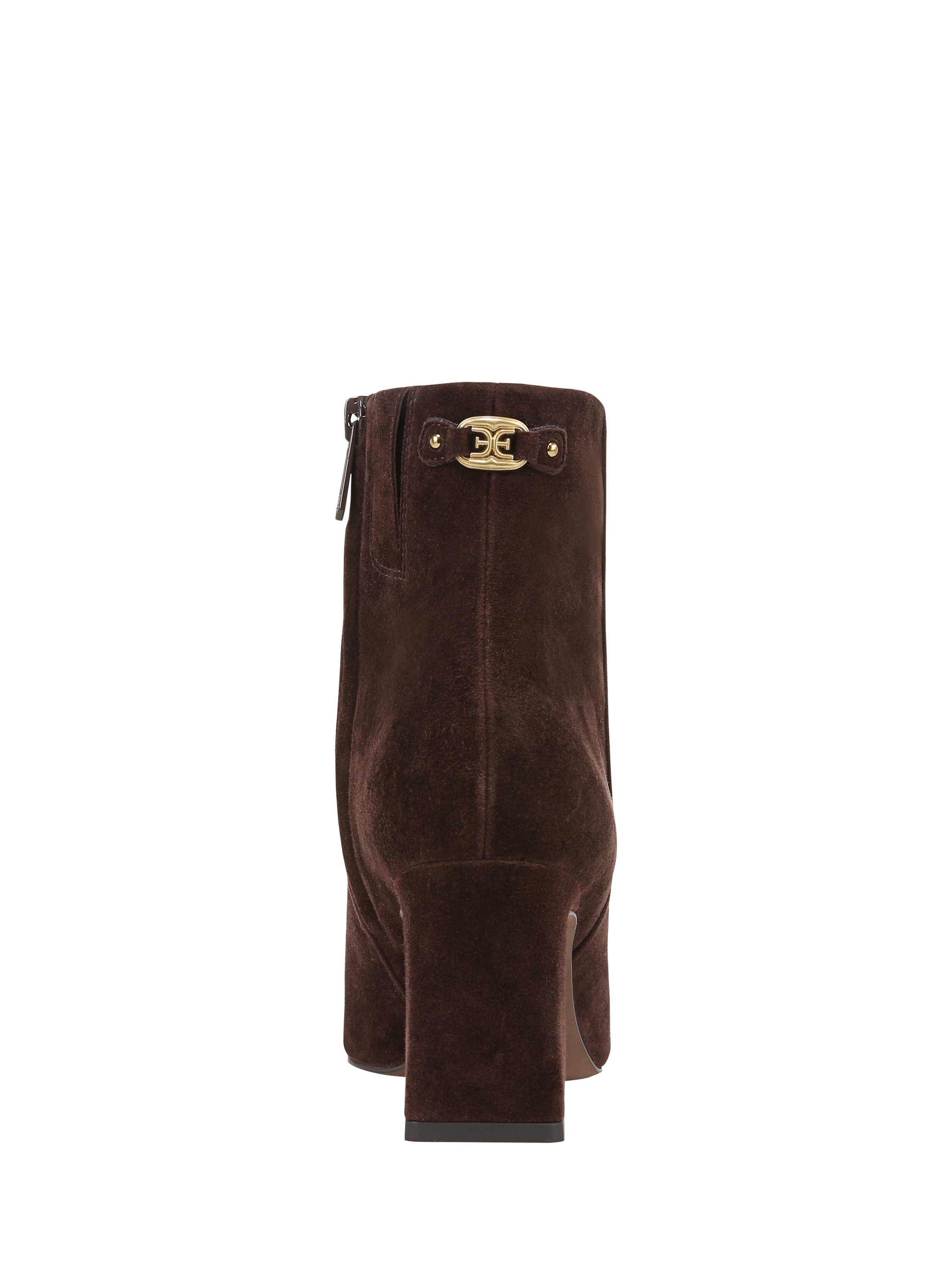 Product image 4 of 6, which shows Sam Edelman Saige Suede Ankle Boots, Cafe Noir, 4.5