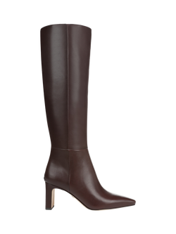 Sam Edelman Sylvia Knee High Leather Boots, Spiced Pecan, Spiced Pecan