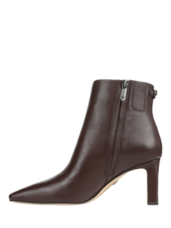 Sam Edelman Saige Leather Ankle Boots, Spiced Pecan - view 2, Spiced Pecan