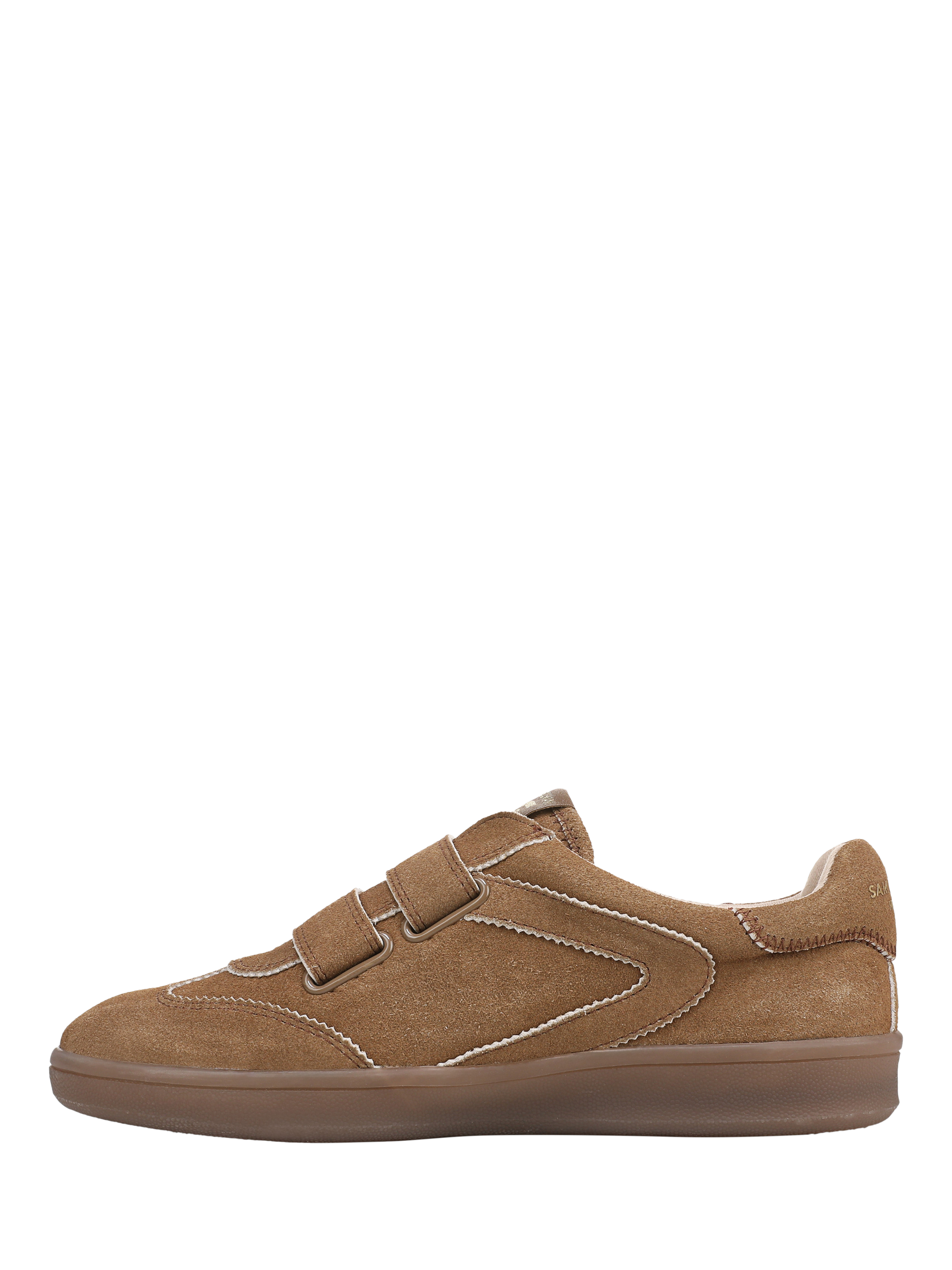 Product image 2 of 6, which shows Sam Edelman Talia Suede Trainers, Light Terra Toffee, 3.5