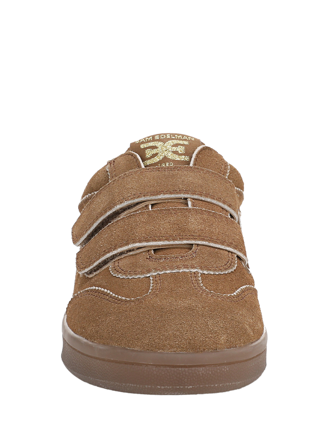 Product image 3 of 6, which shows Sam Edelman Talia Suede Trainers, Light Terra Toffee, 3.5
