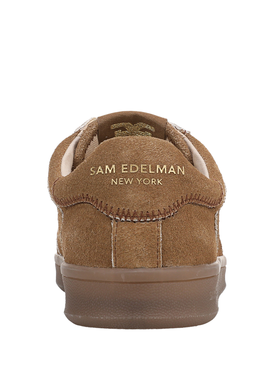 Product image 4 of 6, which shows Sam Edelman Talia Suede Trainers, Light Terra Toffee, 3.5