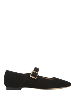 Sam Edelman Michaela Suede Velvet Mary Janes, Black, Black