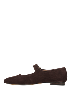 Sam Edelman Michaela Suede Velvet Mary Janes, Cafe Noir - view 2, Cafe Noir