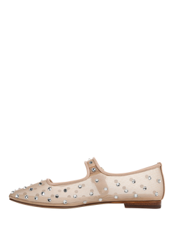 Sam Edelman Michaela Mesh Mary Jane Ballerina Pumps, Vintage Pink - view 2, Vintage Pink