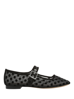 Sam Edelman Michaela Mesh 2 Mary Jane Ballerina Pumps, Black, Black