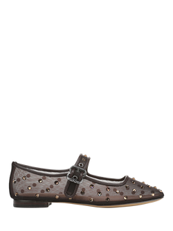 Sam Edelman Michaela Shine Mary Jane Ballerina Pumps, Cafe Noir, Cafe Noir