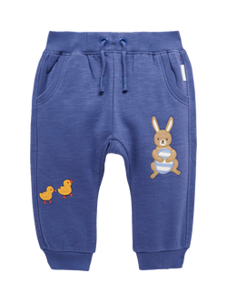 Purebaby Baby Applique Easter Bunny Chick Joggers, Merlin, Merlin