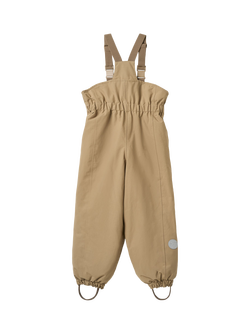 WHEAT Kids' Tech Waterproof Ski Pants, Walnut - view 2, Walnut