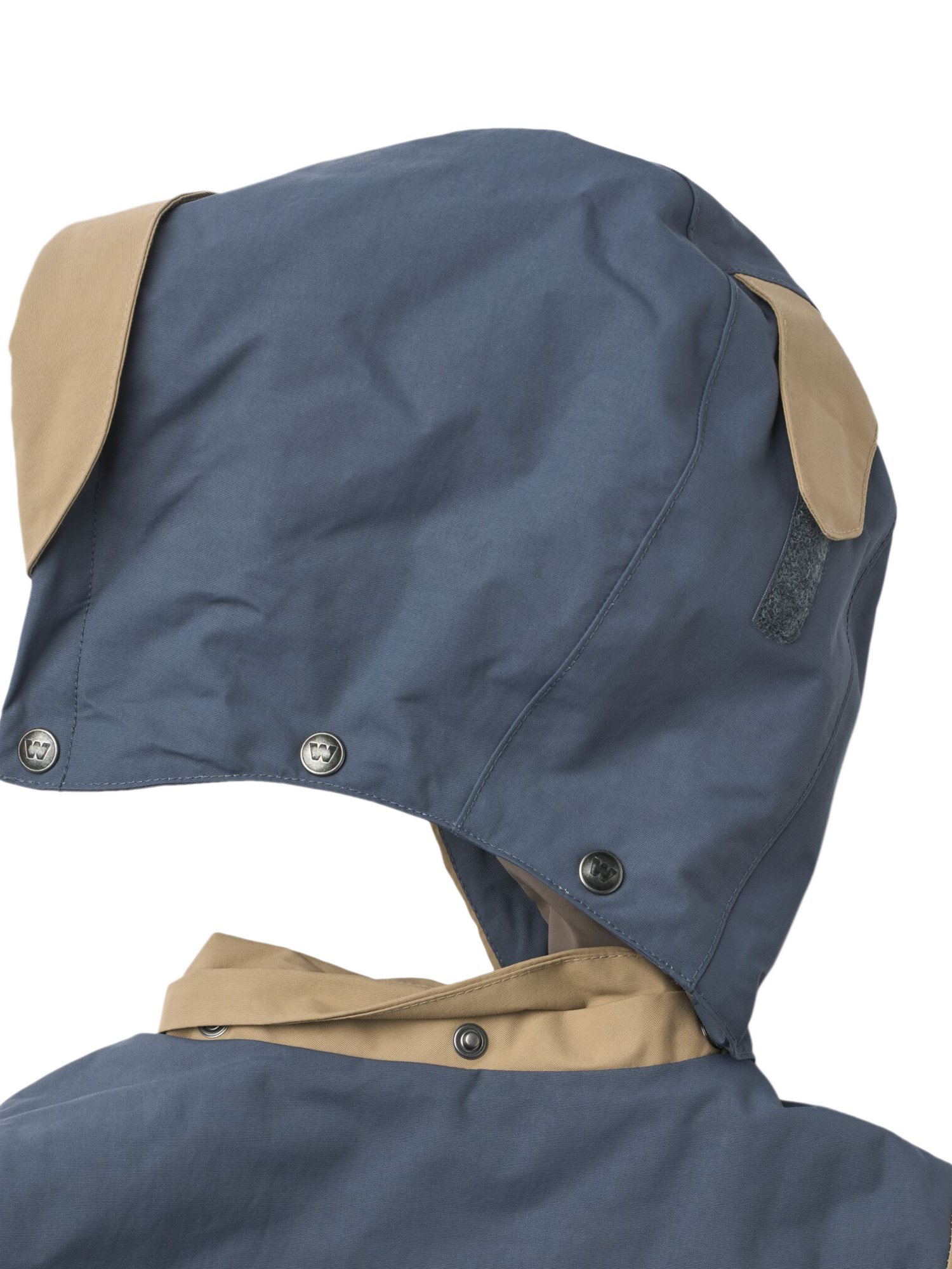 Product image 7 of 7, which shows WHEAT Kids' Laust Waterproof Hooded Jacket, Walnut, 2 years