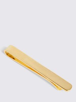 Moss Brass Tie Bar, Brushed Gold