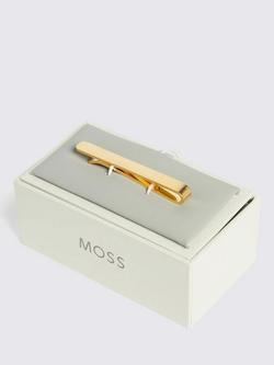 Moss Brass Tie Bar - view 2, Brushed Gold