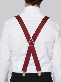 Moss Adjustable Braces - view 2, Burgundy