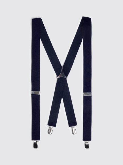 Moss Clip-On Braces, Navy