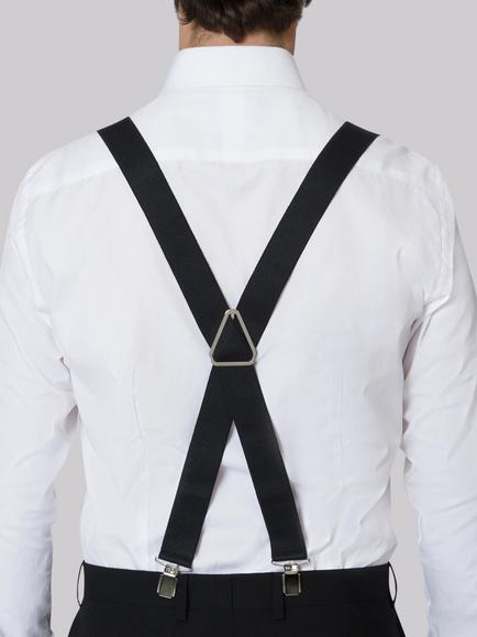 Moss Clip-On Braces - view 2, Black