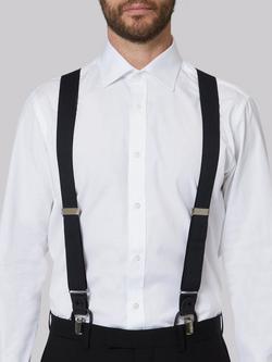 Moss Adjustable Braces, Black, Black