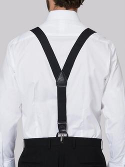 Moss Adjustable Braces, Black - view 2, Black