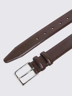Moss Leather Belt - view 2, Brown