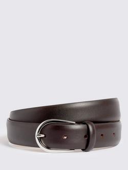 Moss Leather Belt, Brown
