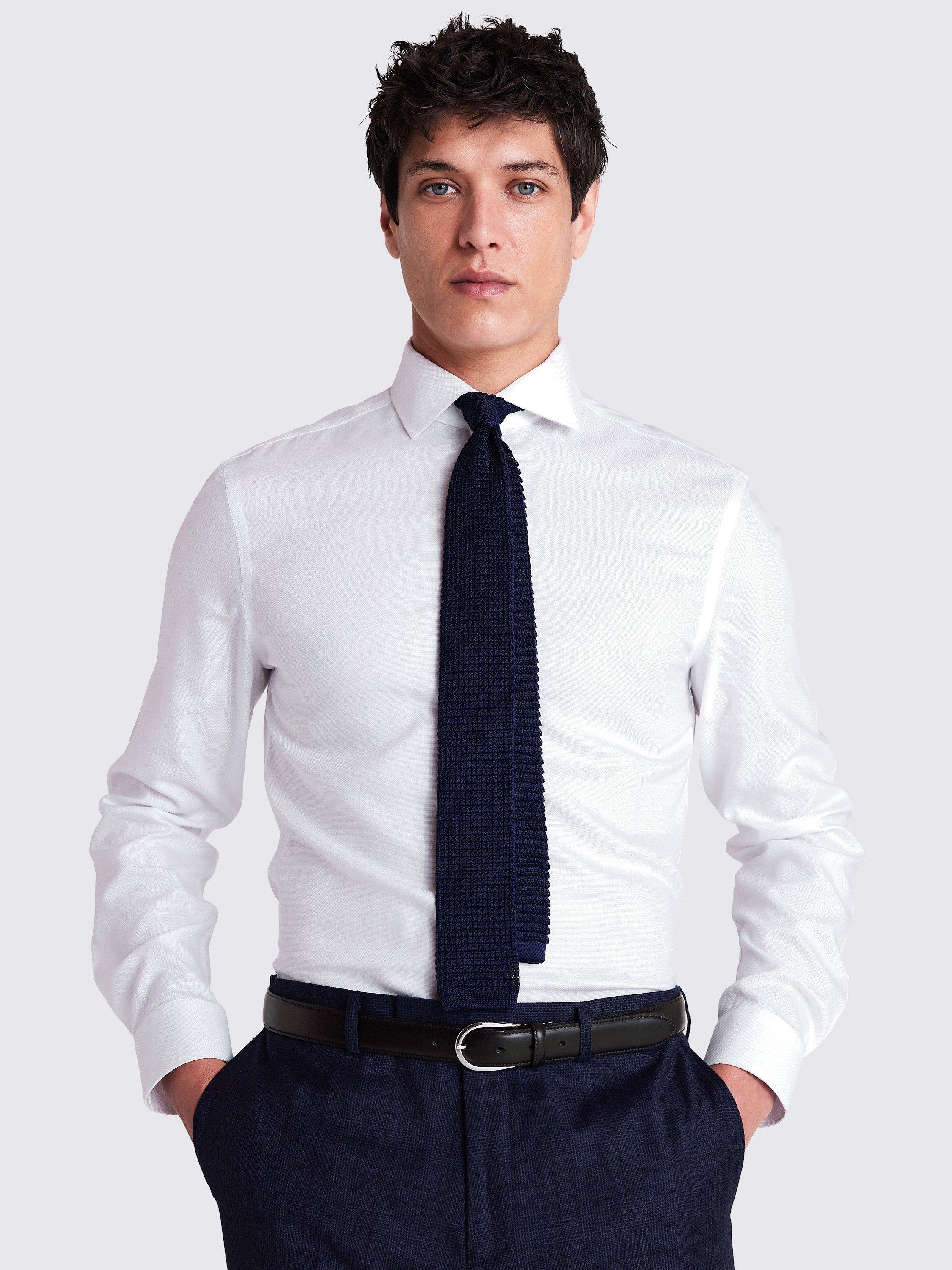 Product image 3 of 3, which shows Moss Leather Belt, Black, 30R