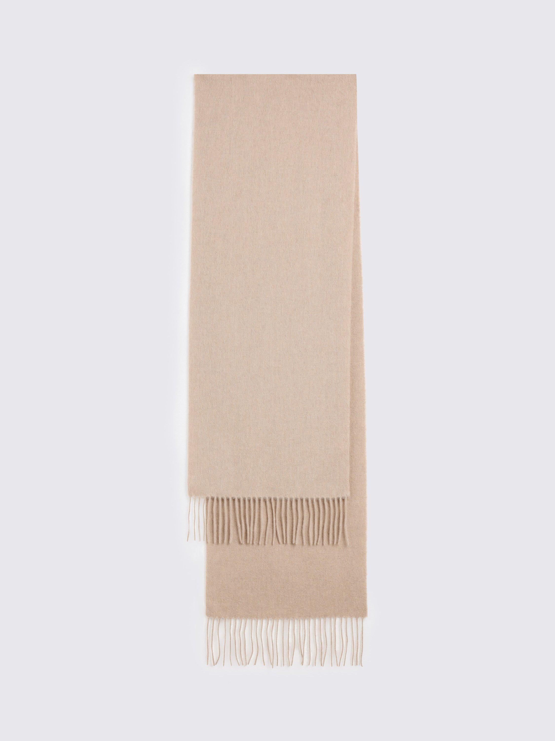 Product image 1 of 2, which shows Moss Wool Cashmere Blend Scarf, Taupe