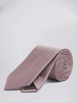 Moss Textured Weave Tie, Rose