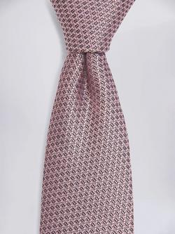 Moss Textured Weave Tie - view 2, Rose