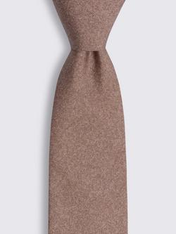 Moss Bottinelli Silk Semi-Plain Tie - view 2, Dusty Rose