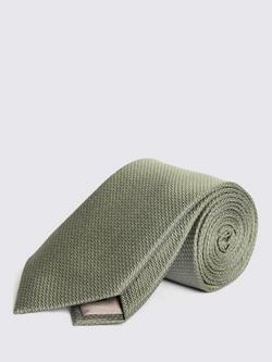 Moss Silk Tie, Green