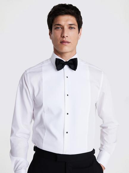 Moss Silk Paisley Ready-Tie Bow Tie - view 2, Black