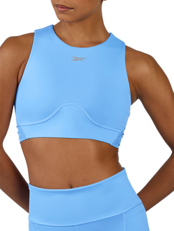 Reebok Women's Contour Crop Top, Peri Blue, Peri Blue