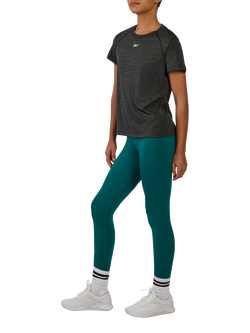 Reebok Women's Core High Rise Leggings, Metal Green, Metal Green