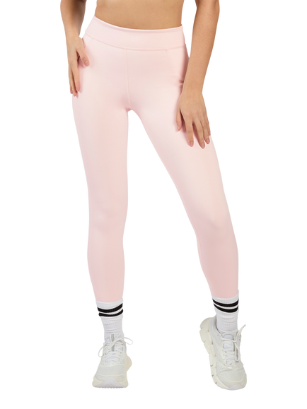Reebok Women's Lux Contour Tights, Pure Pink, Pure Pink