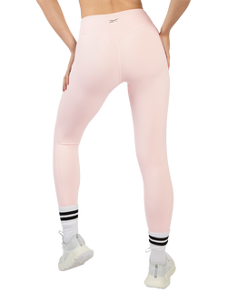 Reebok Women's Lux Contour Tights, Pure Pink - view 2, Pure Pink